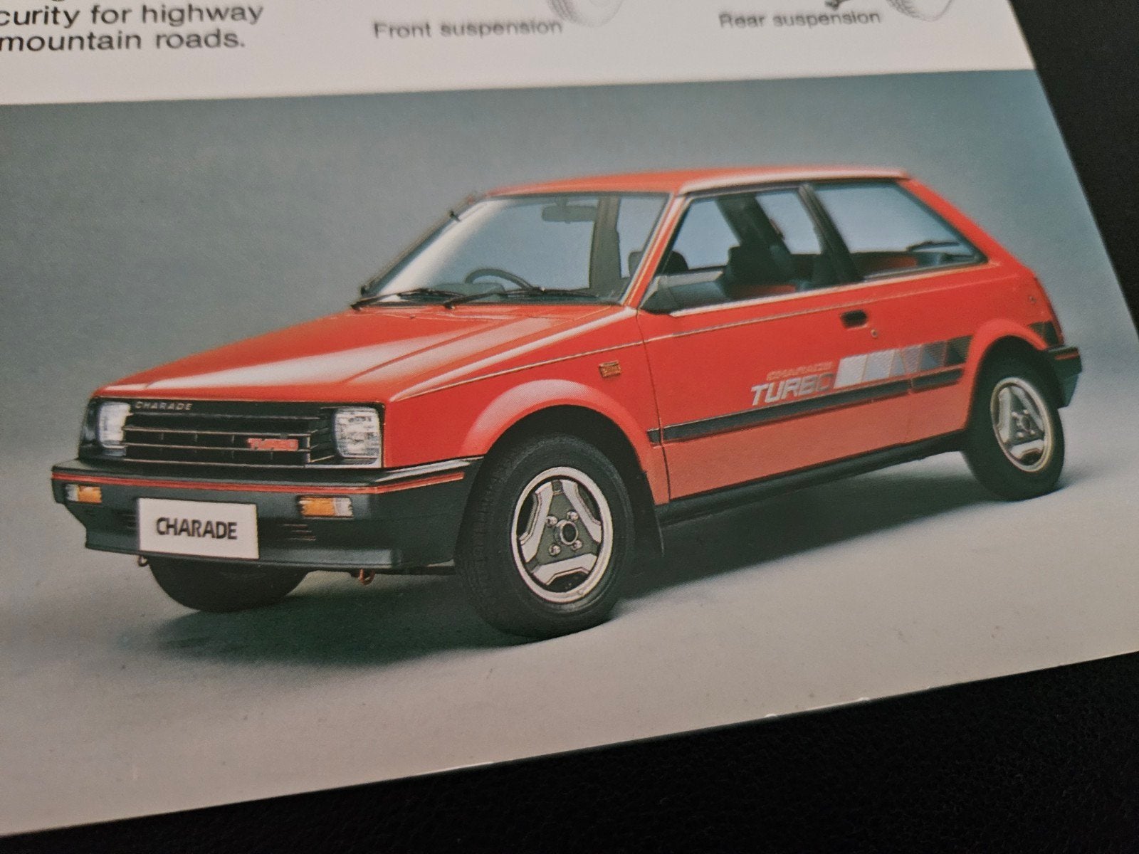 Brochure Daihatsu Charade Turbo, Ophalen of Verzenden, Zo goed als nieuw, Overige merken