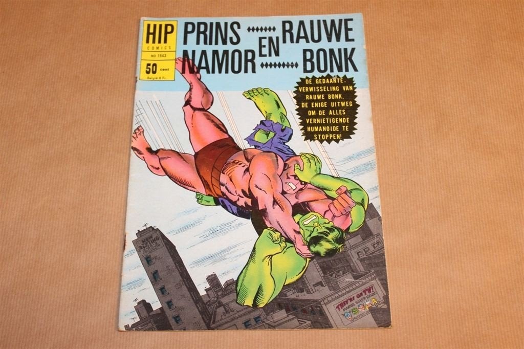 Prins Namor en Rauwe Bonk - Hip Comics - 1968, Boeken, Strips | Comics, Eén comic, Ophalen of Verzenden, Gelezen, Amerika
