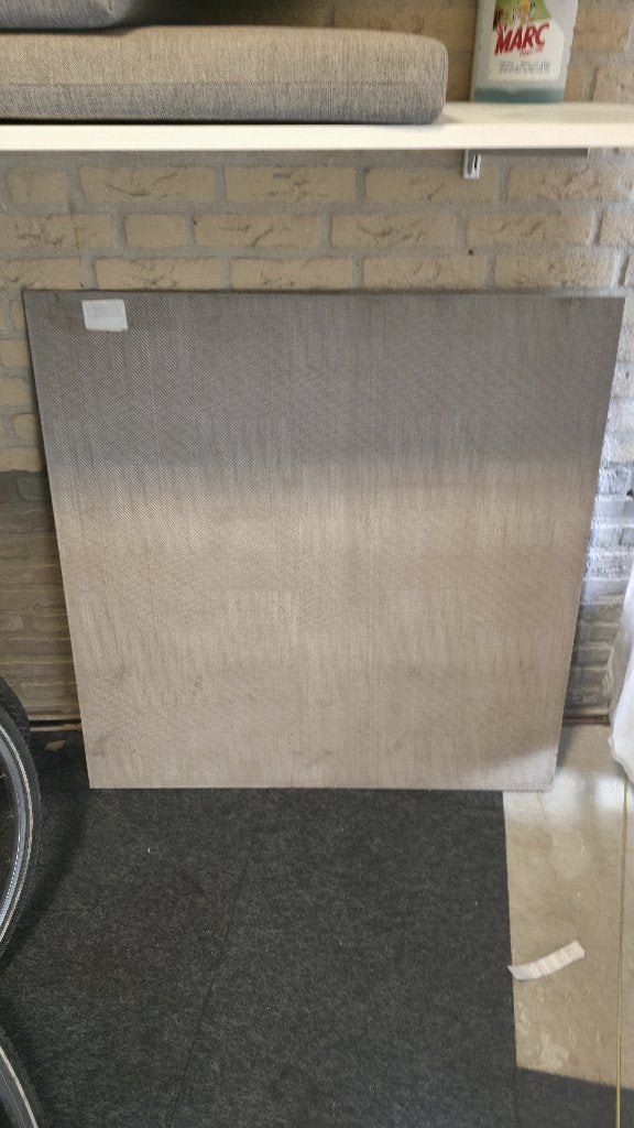 Gratis badkamertegel 1x1meter, Ophalen, 60 cm of meer, Nieuw, Minder dan 5 m²