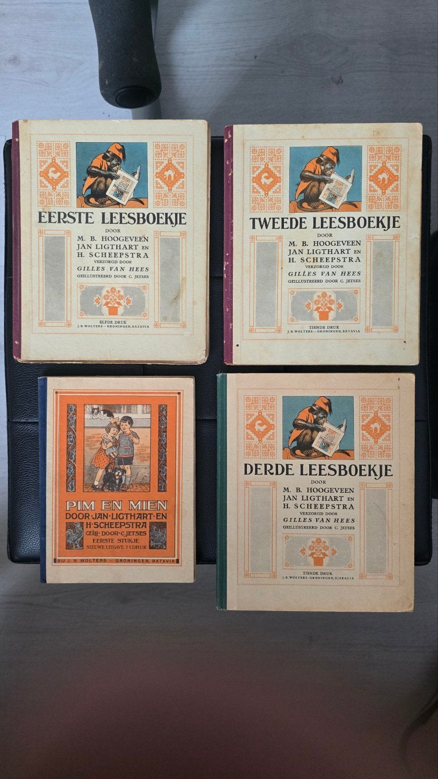 Oude leesboekjes: 1e, 2e, 3e leesboekje en Pim en Mien, Ophalen of Verzenden, Gelezen, Overige niveaus, Nederlands