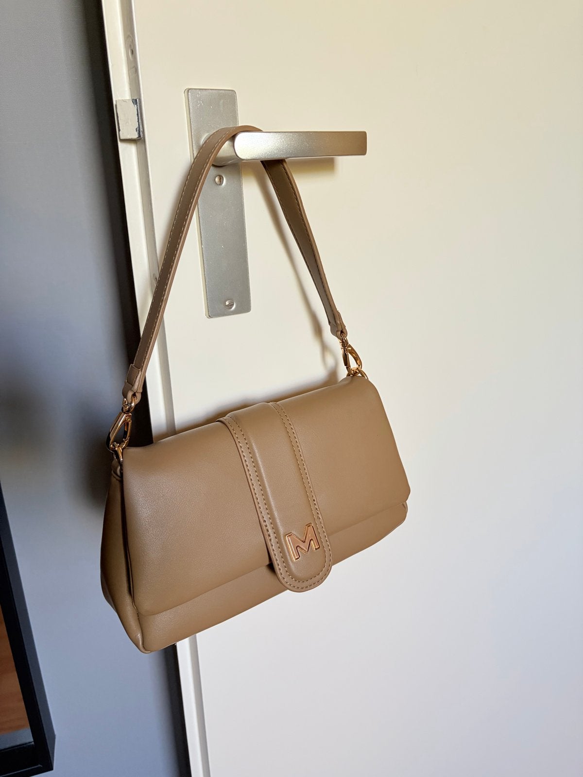 Mexx handtas zo goed als nieuw beige bruin, Ophalen of Verzenden, Zo goed als nieuw, Beige, Handtas