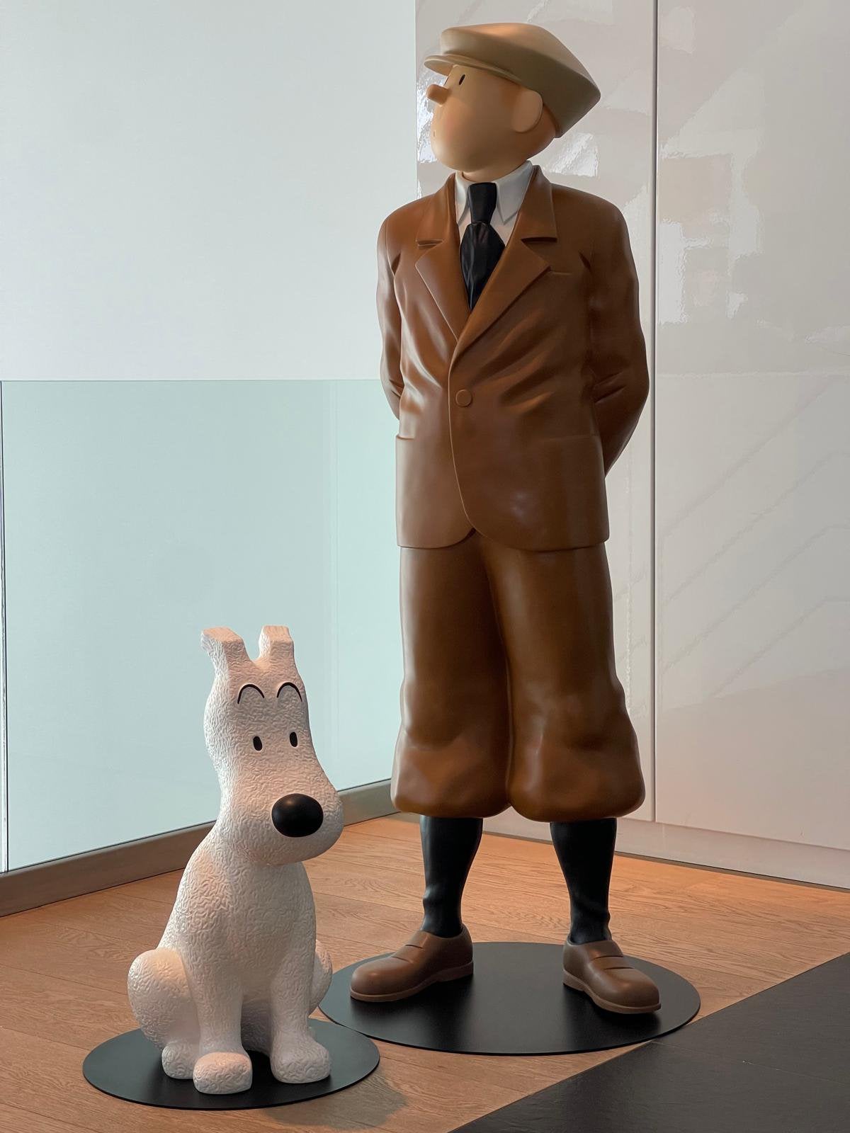 Grote Kuifje / Bobbie beelden – replica’s Leblon Delienne, Ophalen, Zo goed als nieuw