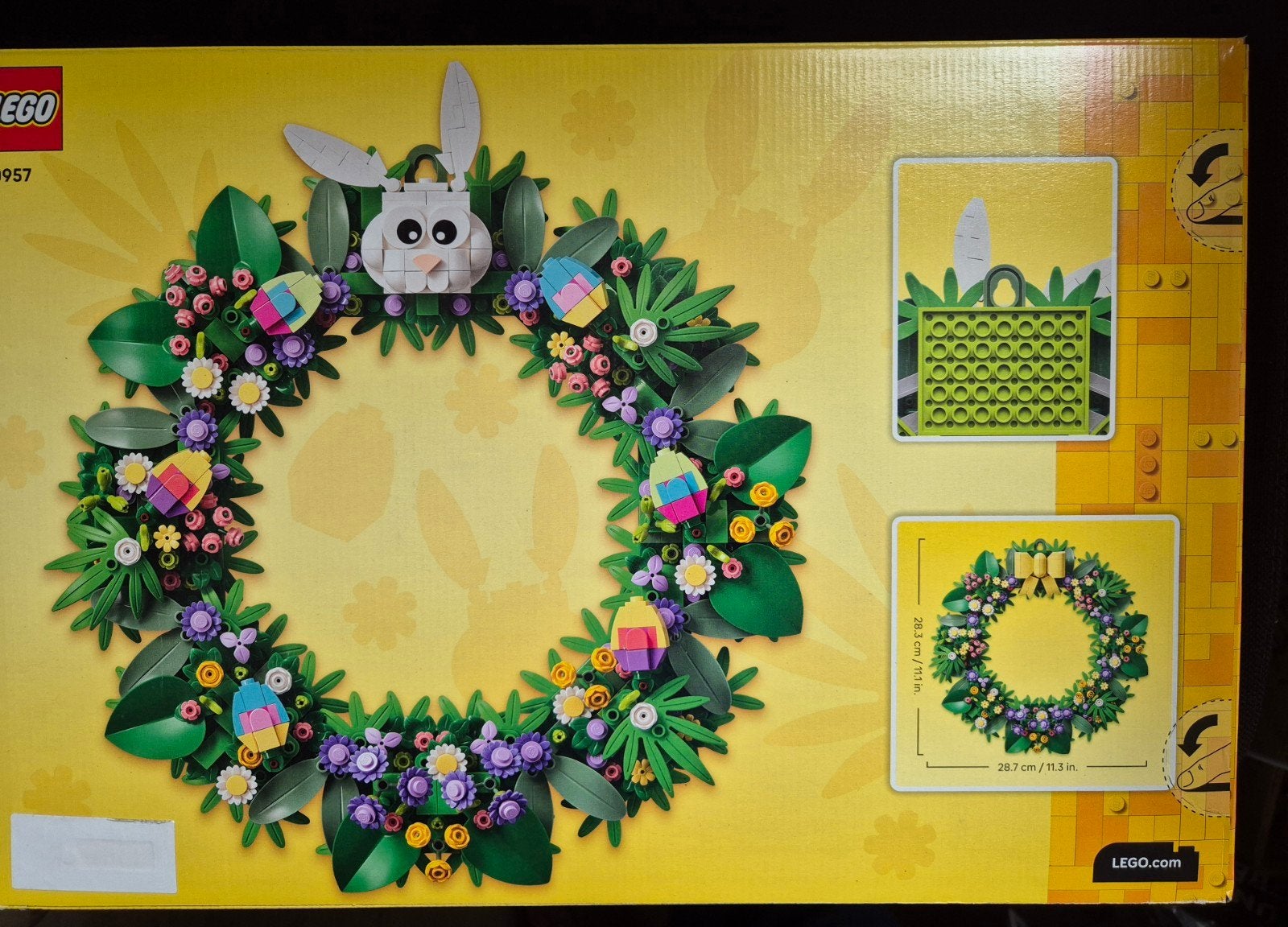 Nieuw LEGO 40957 paaskrans Spring Wreath Lentekrans pasen, Ophalen of Verzenden, Nieuw, Overige merken