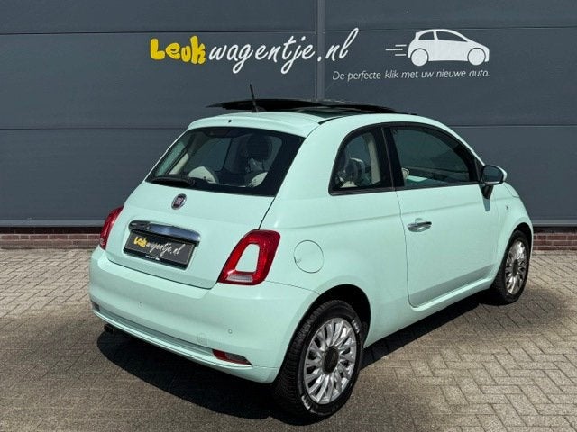 Fiat 500 1.2 Lounge *schuifdak *carplay *cruise *p-sensor, Auto's, Fiat, Voorwielaandrijving, 1242 cc, 4 cilinders, 4 stoelen