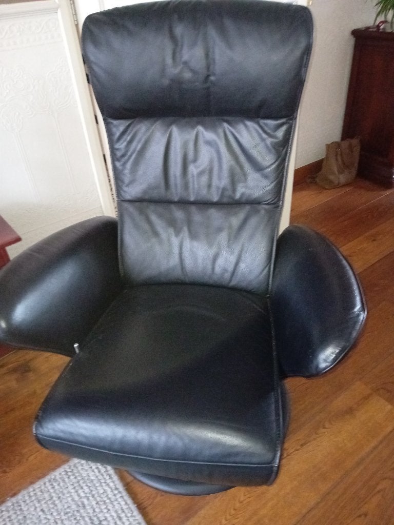 Relaxfauteuil, Ophalen, Gebruikt, Minder dan 75 cm, Leer