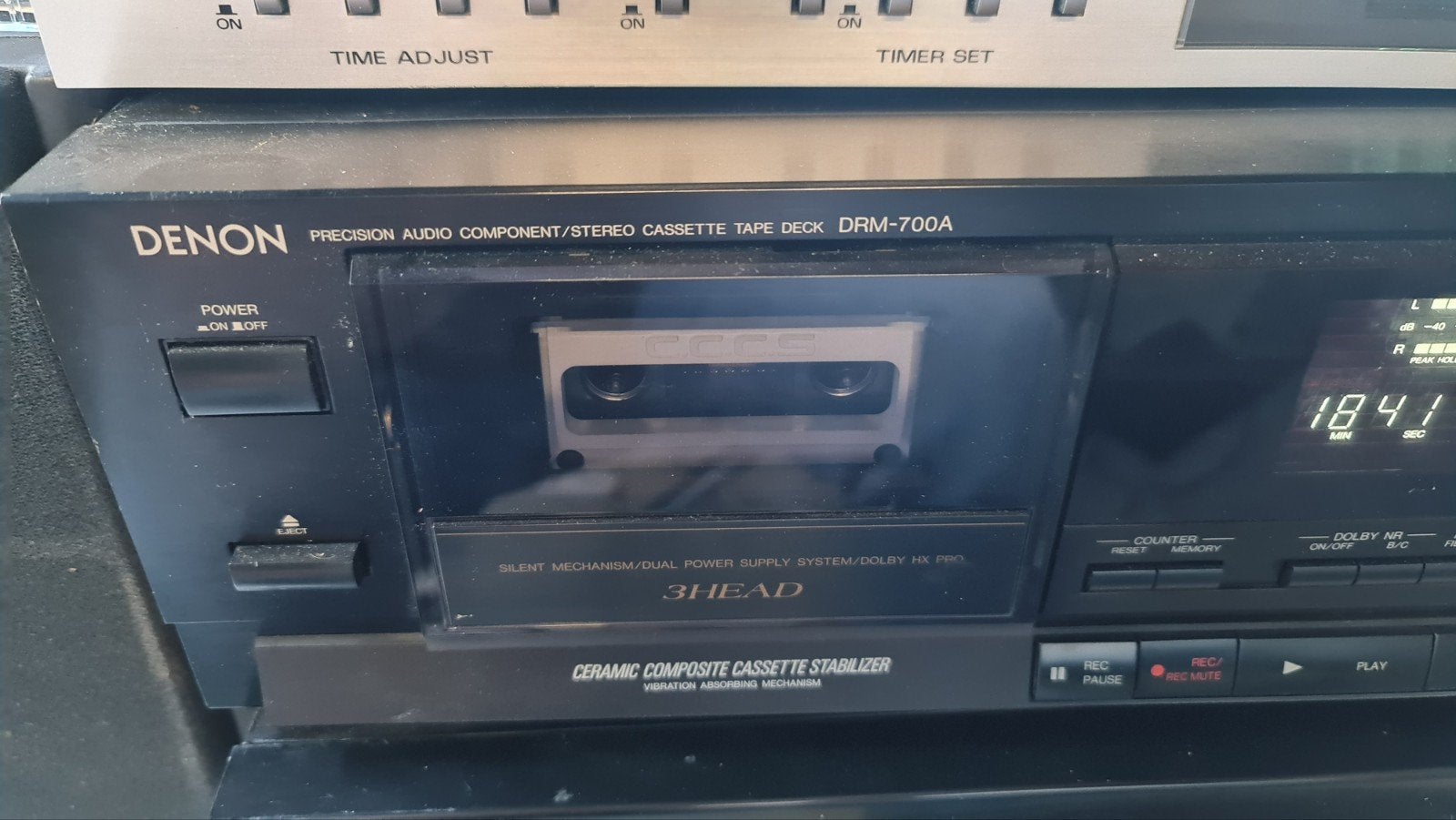 DENON DRM 700 A 3 Head cassettedeck. eerste eigenaar !, Ophalen, Enkel, Denon, Tiptoetsen