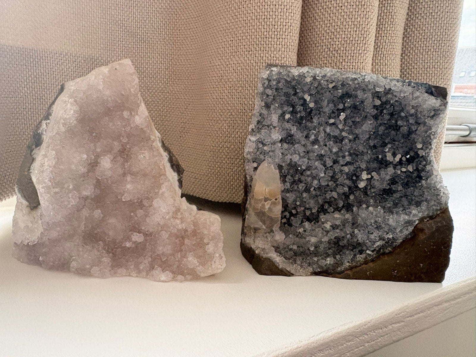 Prachtige Amethist Geodes - Set van 2, Ophalen