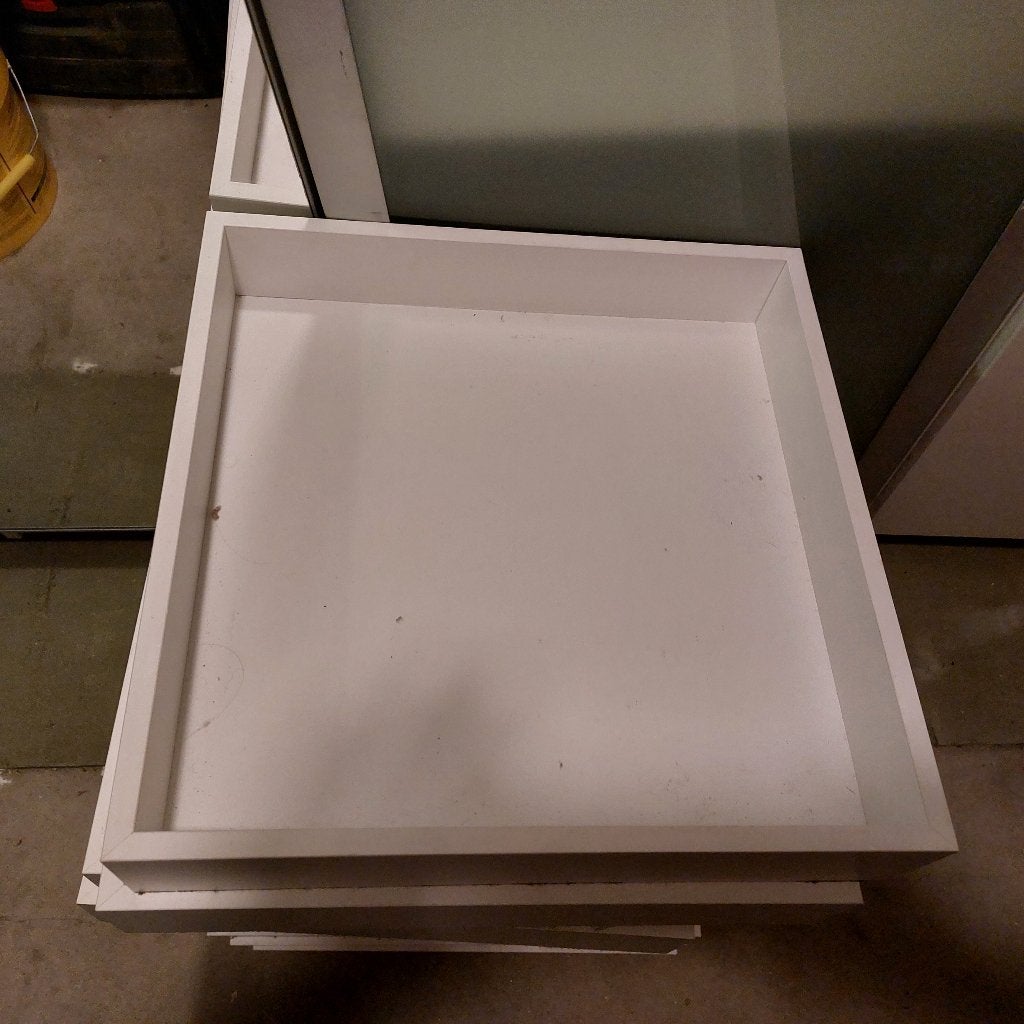 bakken organizers van hout + viltlaag, 16 stuks, lees verder, Ophalen of Verzenden, Zo goed als nieuw