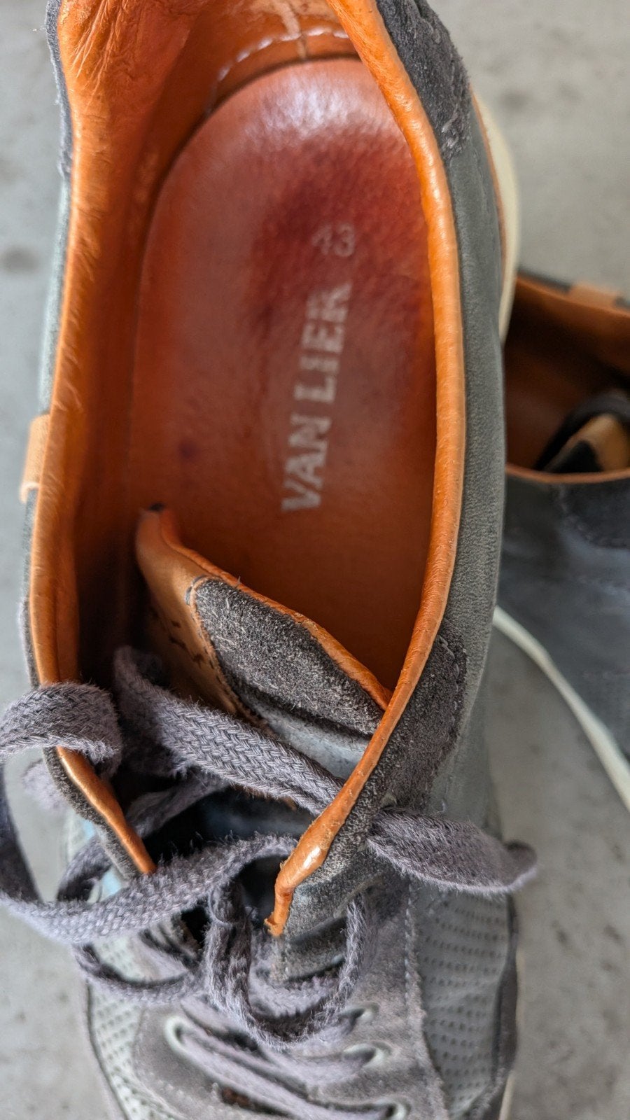 Van Lier sneakers, maat 43, zo goed als nieuw., Overige kleuren, Van Lier, Ophalen of Verzenden, Sneakers of Gympen