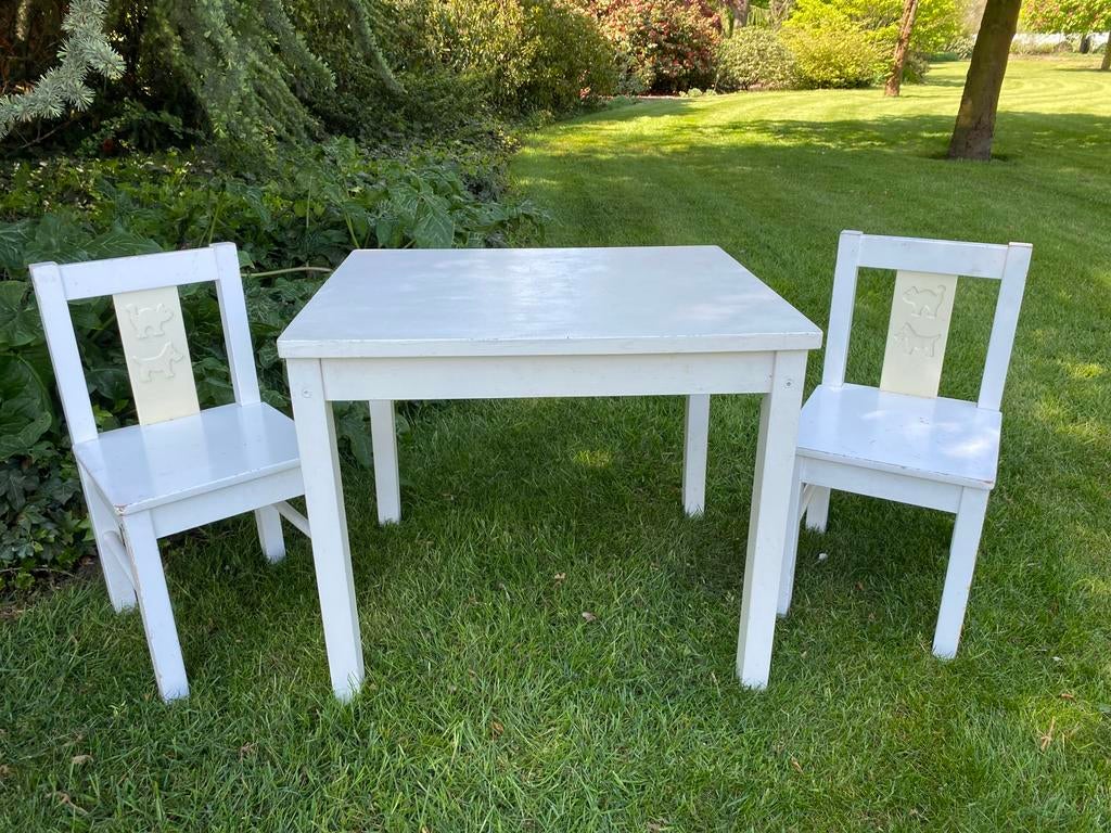 Kinderstoeltjes met tafel, Ophalen, Zo goed als nieuw, Tafel(s) en Stoel(en)