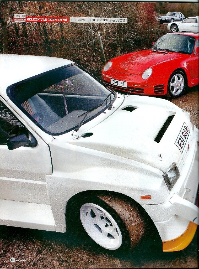 Autovisie reportage Groep B auto's jaren 80, Ophalen of Verzenden, Gelezen, Overige merken