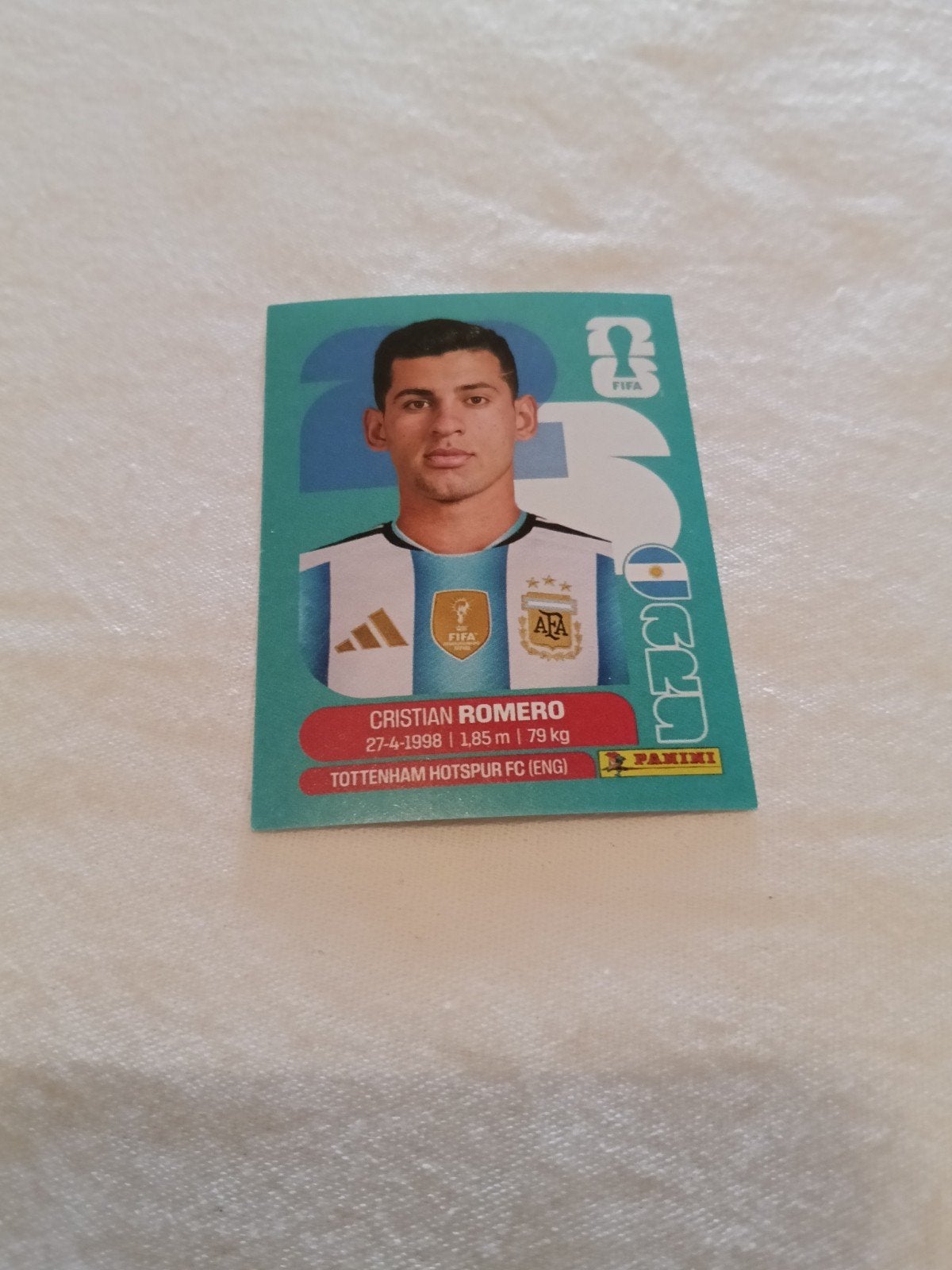 Cristian Romero Panini FIFA 2022 Spelerskaart, Ophalen of Verzenden, Zo goed als nieuw, Buitenlandse clubs, Spelerskaart