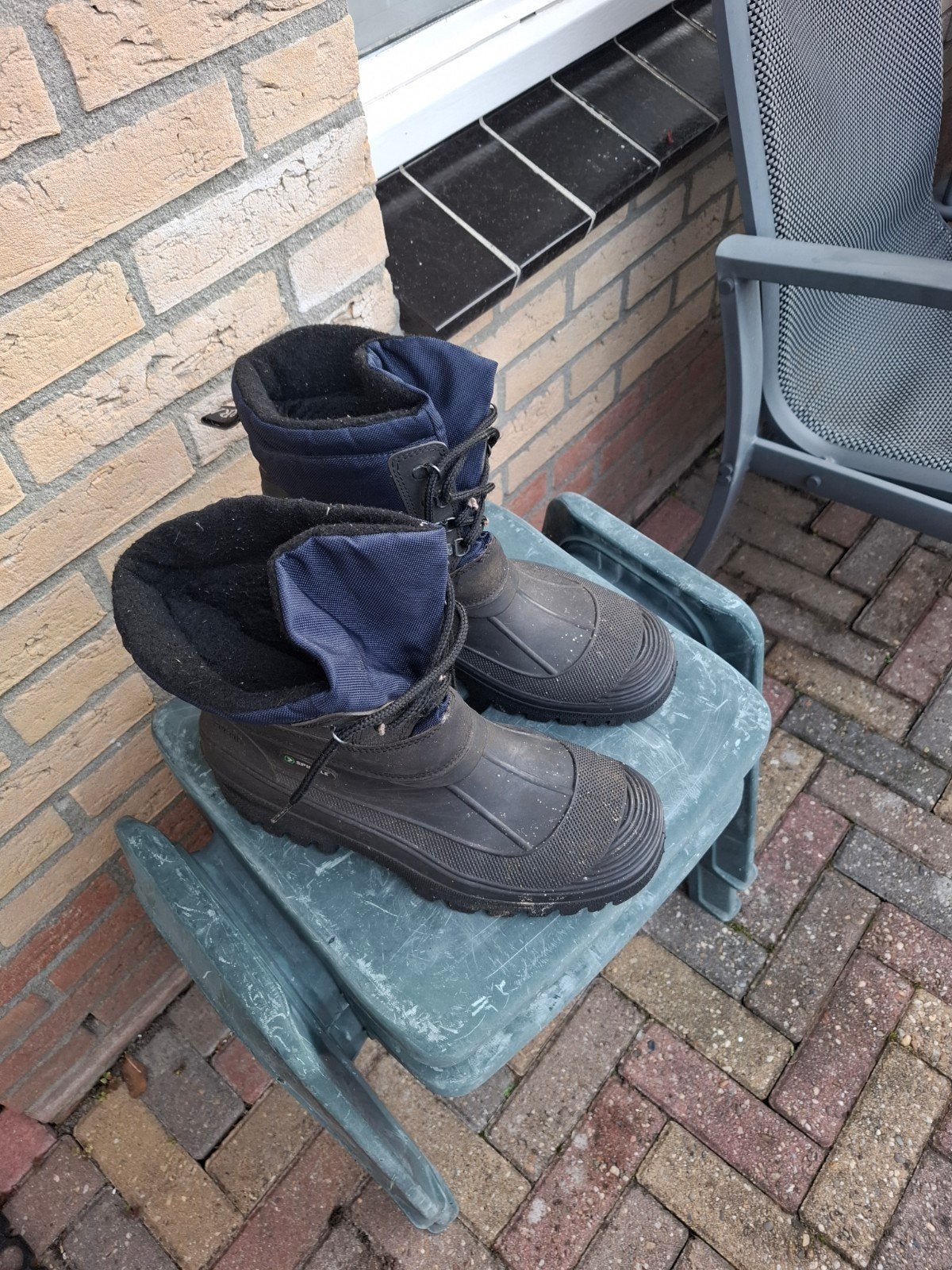 Warme winterlaarzen, maat 47, Zwart, Boots, Ophalen of Verzenden, Gedragen