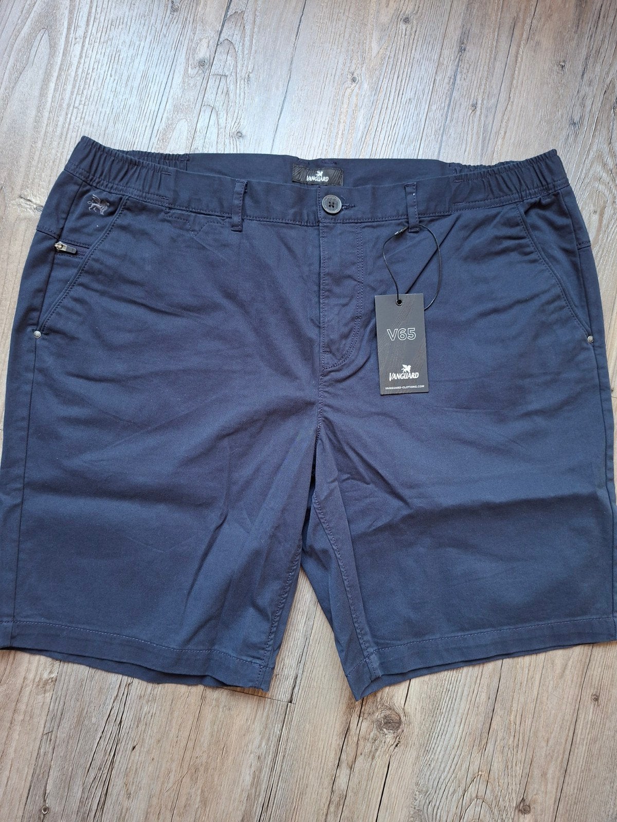 VANGUARD V65 chino short W38, Maat 52/54 (L), Blauw, Nieuw, Ophalen of Verzenden