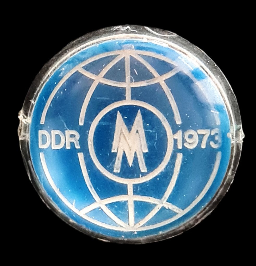 Leipziger Messe 1973 broche, Verzenden, Nieuw, Stad of Land, Speldje of Pin