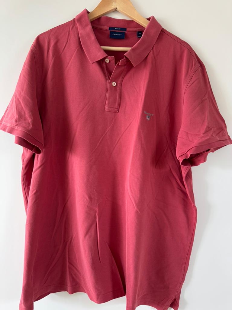 GANT Polo Shirt Rood 4XL - Zo goed als nieuw, Kleding | Heren, Polo's, Ophalen of Verzenden, Zo goed als nieuw, Overige maten