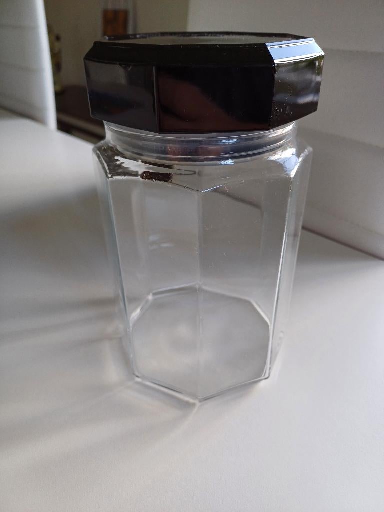 arcopal Glazen voorraad pot Frankrijk, Gebruikt, Overige typen, Ophalen of Verzenden, Glas