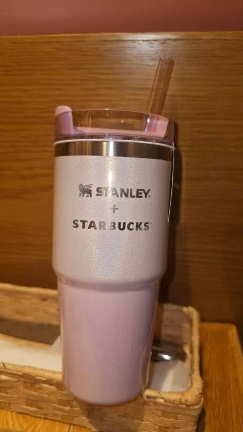 Stanley Starbucks Tumbler Sakura 2026 pink holographic Japan, Overige typen, Stanley, Nieuw, Ophalen of Verzenden
