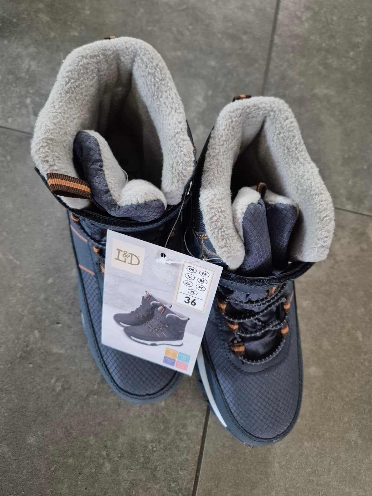 Nieuwe jongens winterlaarzen blauw maat 36, Ophalen of Verzenden, Nieuw, Jongen, Laarzen