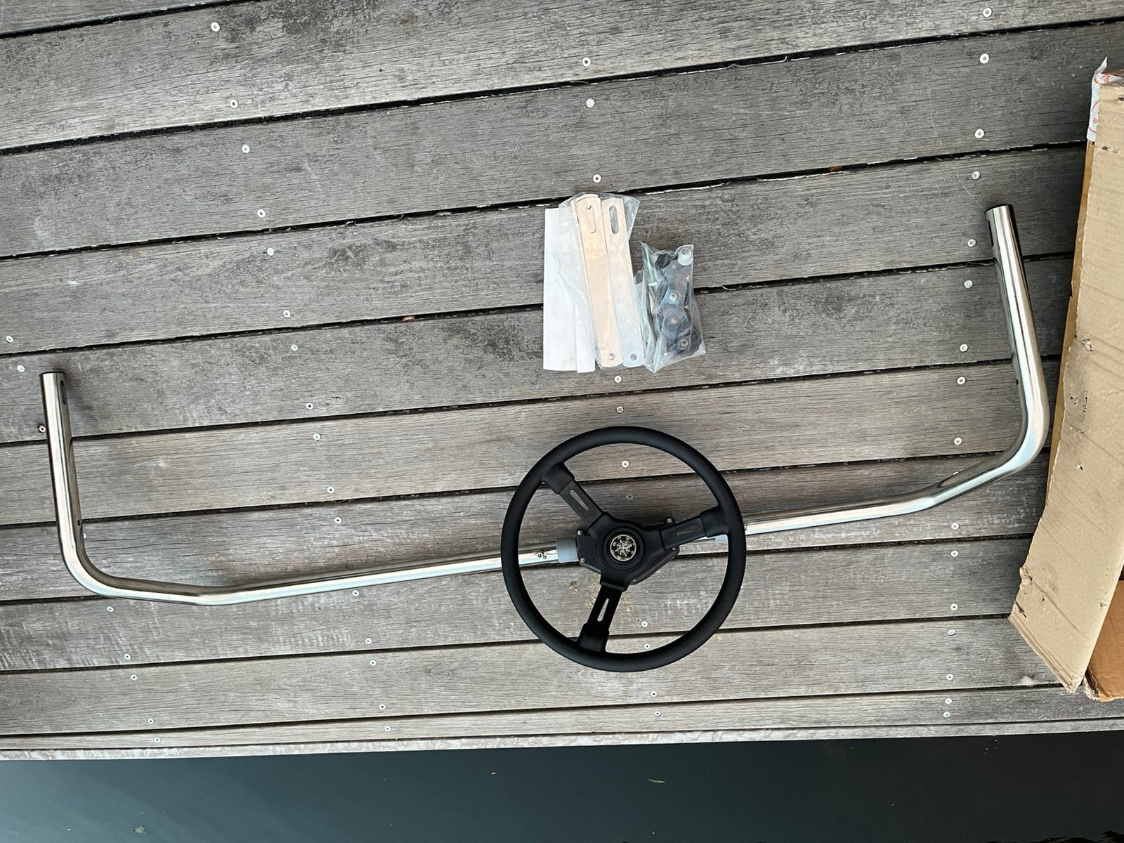 Nieuw Rvs stuurconsole boot / rubberboot opbouw, Ophalen, Zo goed als nieuw