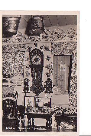 Ansichtkaart 	Marken	Binnenhuis	Sijtje Boes	., Verzenden, 1940 tot 1960, Gelopen, Noord-Holland