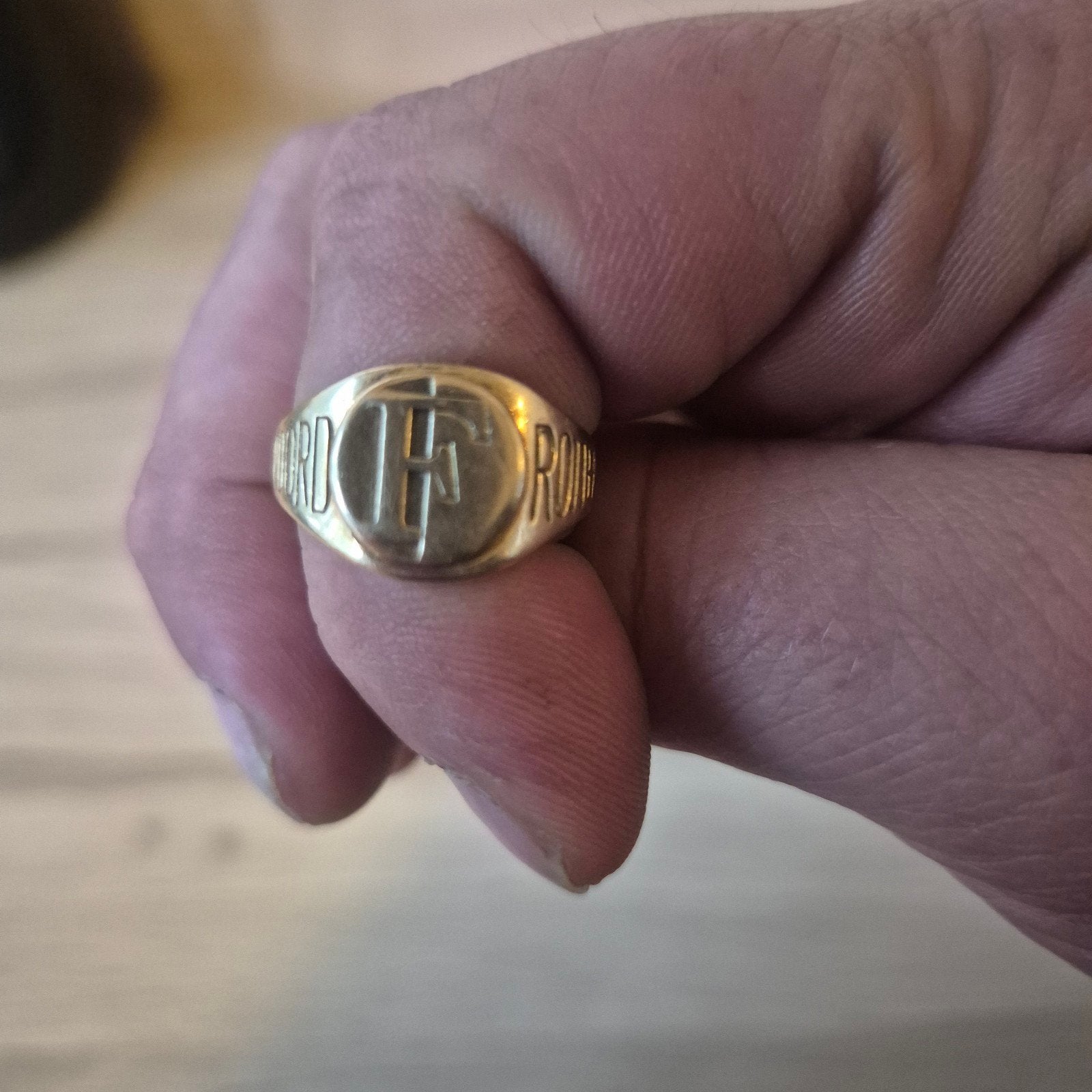 Gouden Feyenoord ring - 7 gram, 20 of groter, Ophalen of Verzenden, Dame, Goud