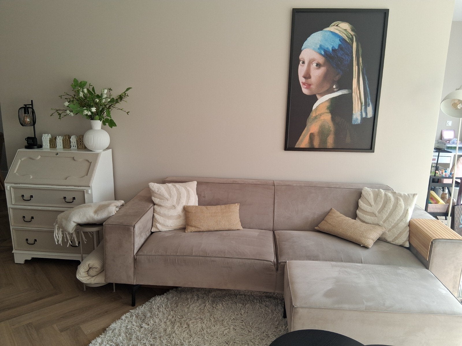 By Sidde bank met chaise longue, Ophalen, Gebruikt, 100 tot 125 cm, Hoekbank