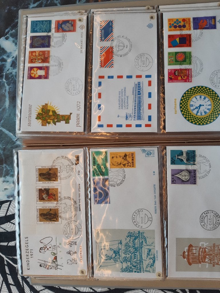 FDC Suriname, Postzegels en Munten, Ophalen of Verzenden, Rest van de wereld