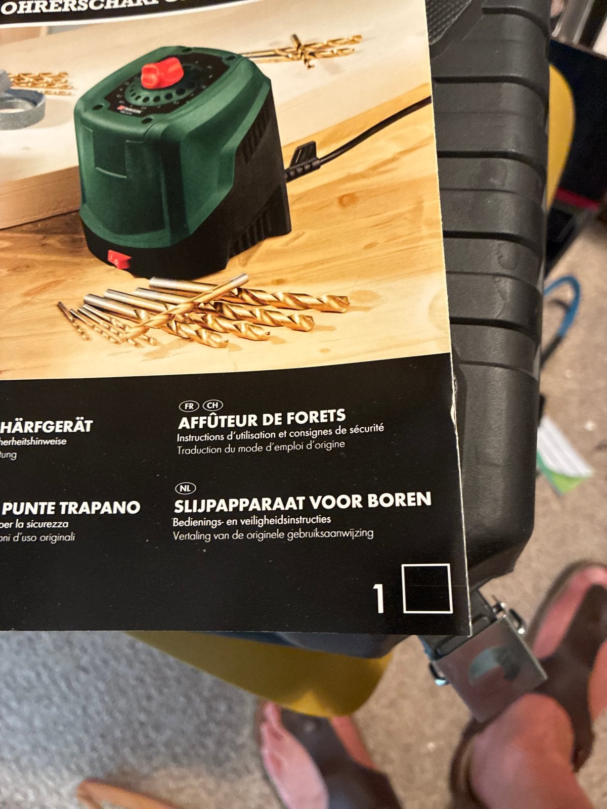Parkside Boorslijpapparaat met borenset, Ophalen, Zo goed als nieuw, Minder dan 400 watt, Overige typen