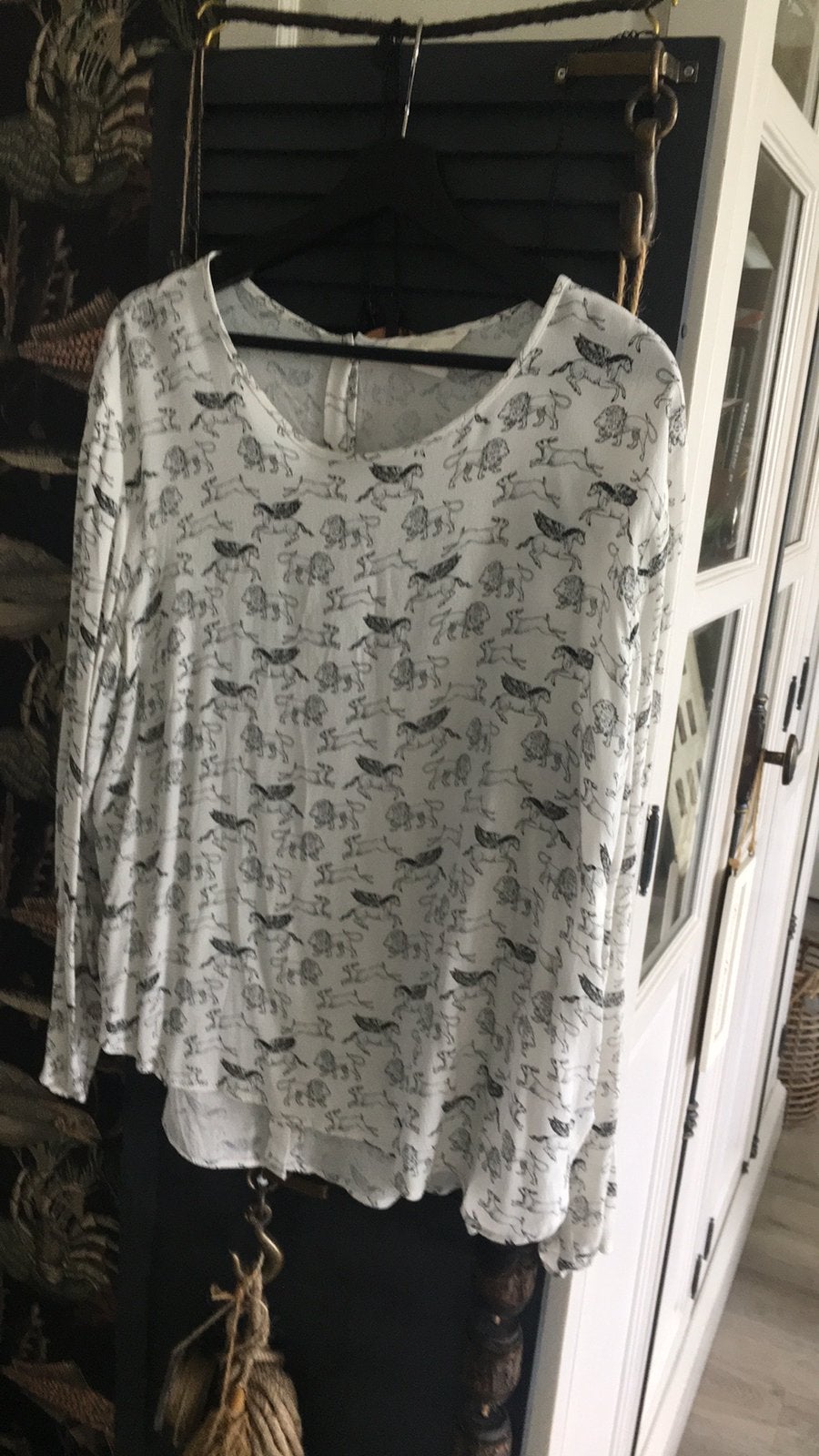 Dames blouse  maat 44, Ophalen, Zo goed als nieuw, Maat 42/44 (L)