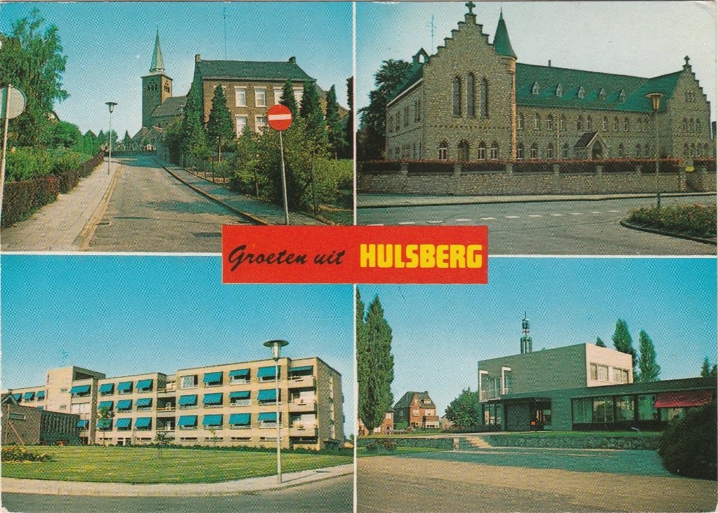 HULSBERG Centrum Tehuis Klooster Kerk Groeten, Verzamelen, Verzenden, 1960 tot 1980, Gelopen, Limburg