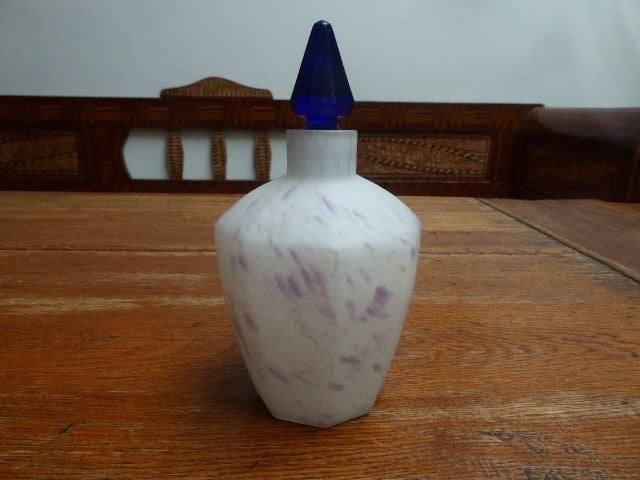 Opaline flesje met stop (1), Antiek en Kunst, Ophalen of Verzenden