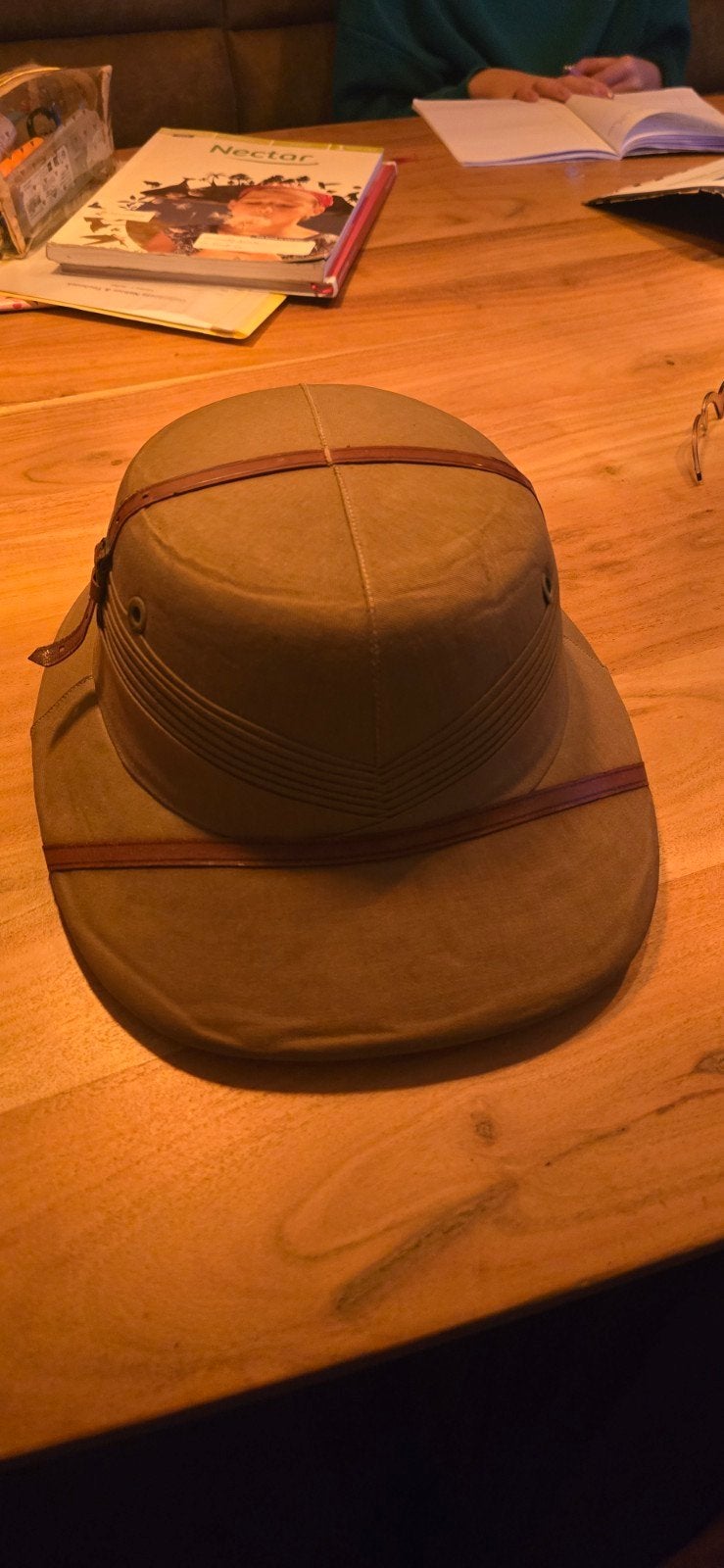 Vintage Tropenhelm - Aero Polo Helmet - Maat 58/59, Ophalen of Verzenden, Gedragen, Aero Polo Helmet, Hoed