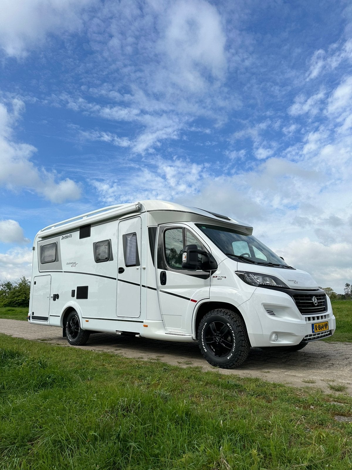 Nette en heel complete Dethleffs Globebus GT van 2017, Ringverwarming, Fiat, Tot en met 3, Particulier