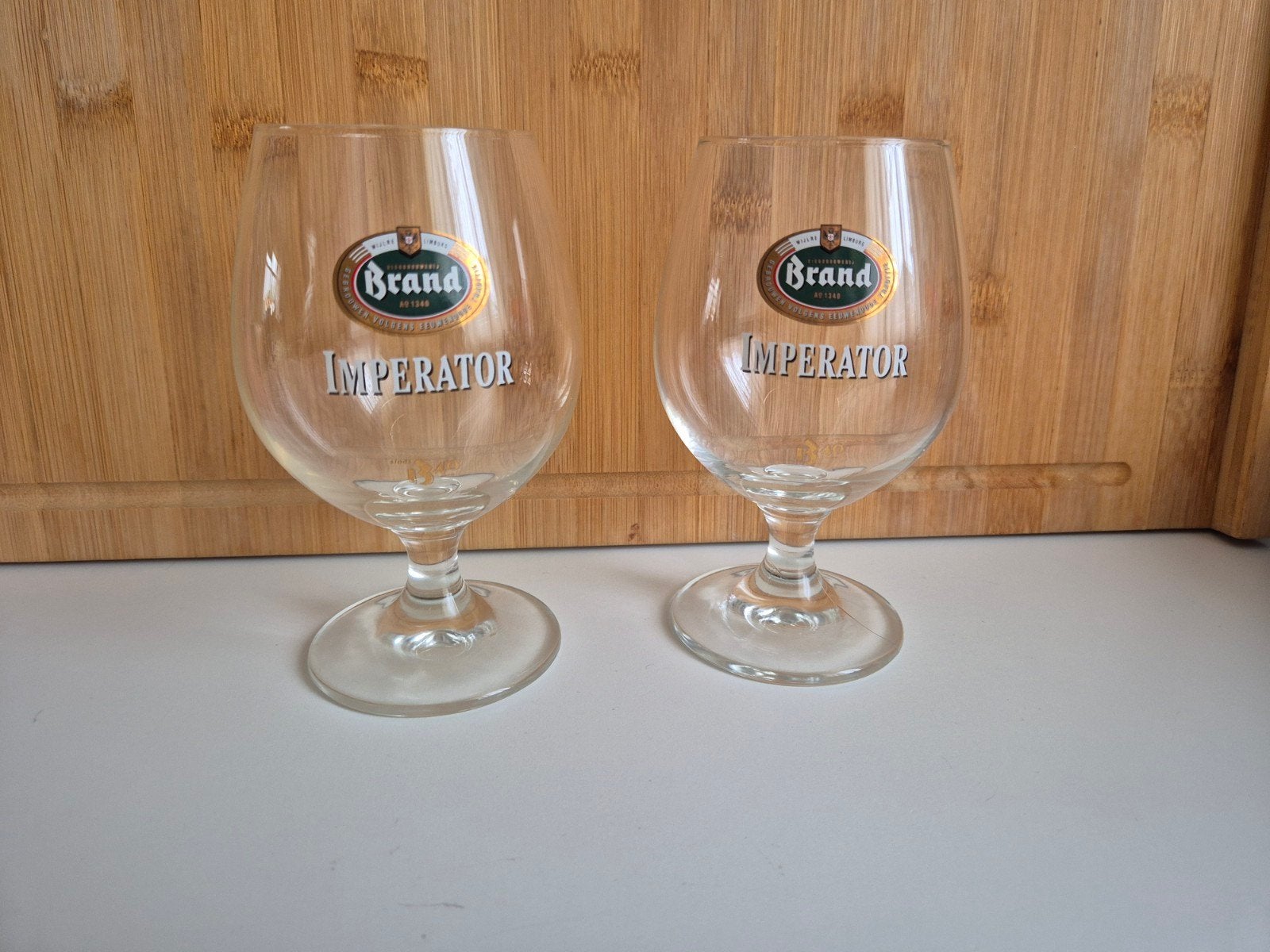 Brand Bier Imperator Glazen, Ophalen, Nieuw, Glas of Glazen, Brand