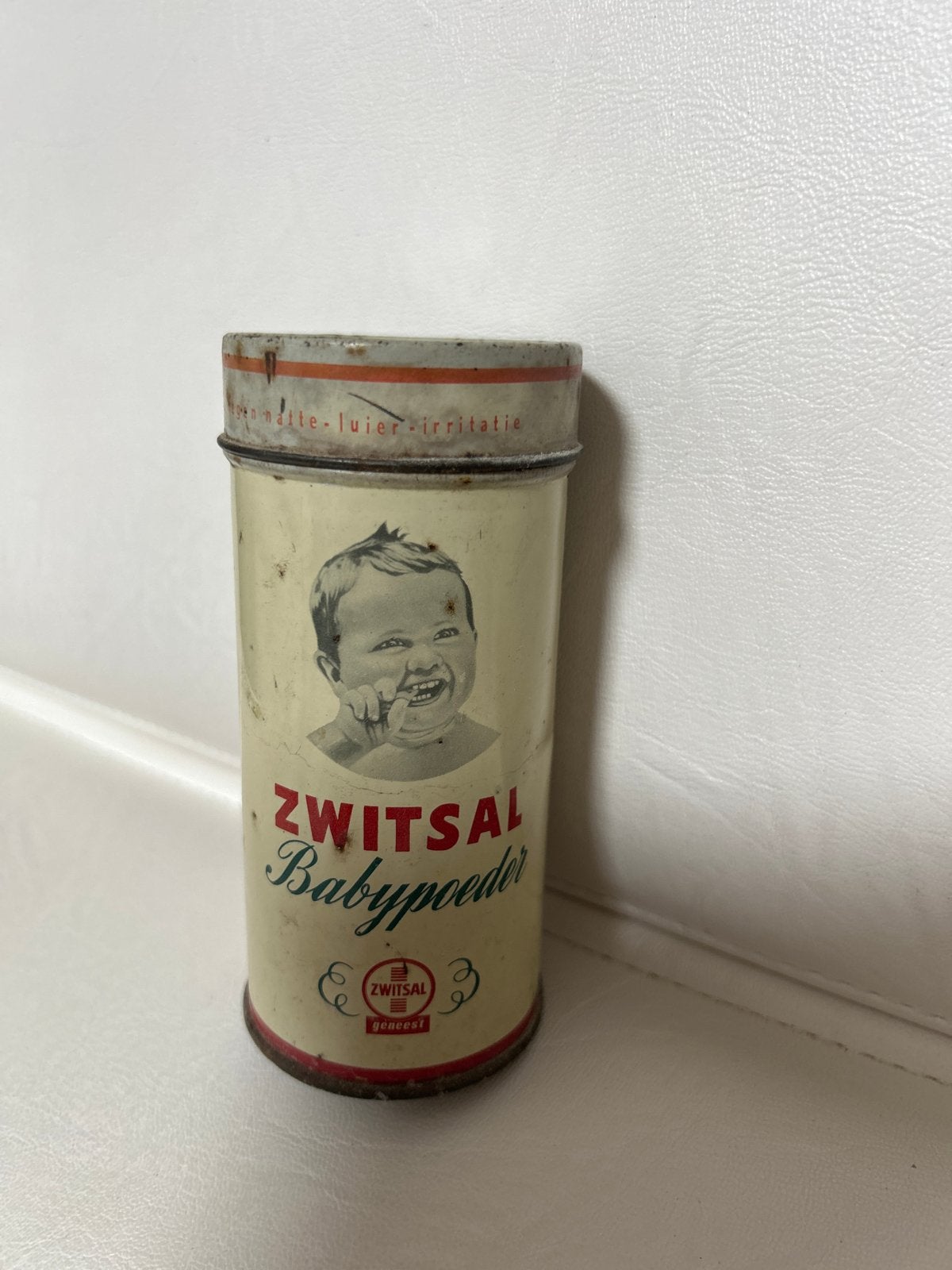 Vintage Zwitsal Babypoeder Blik - Zeldzaam Verzamelobject, Ophalen of Verzenden