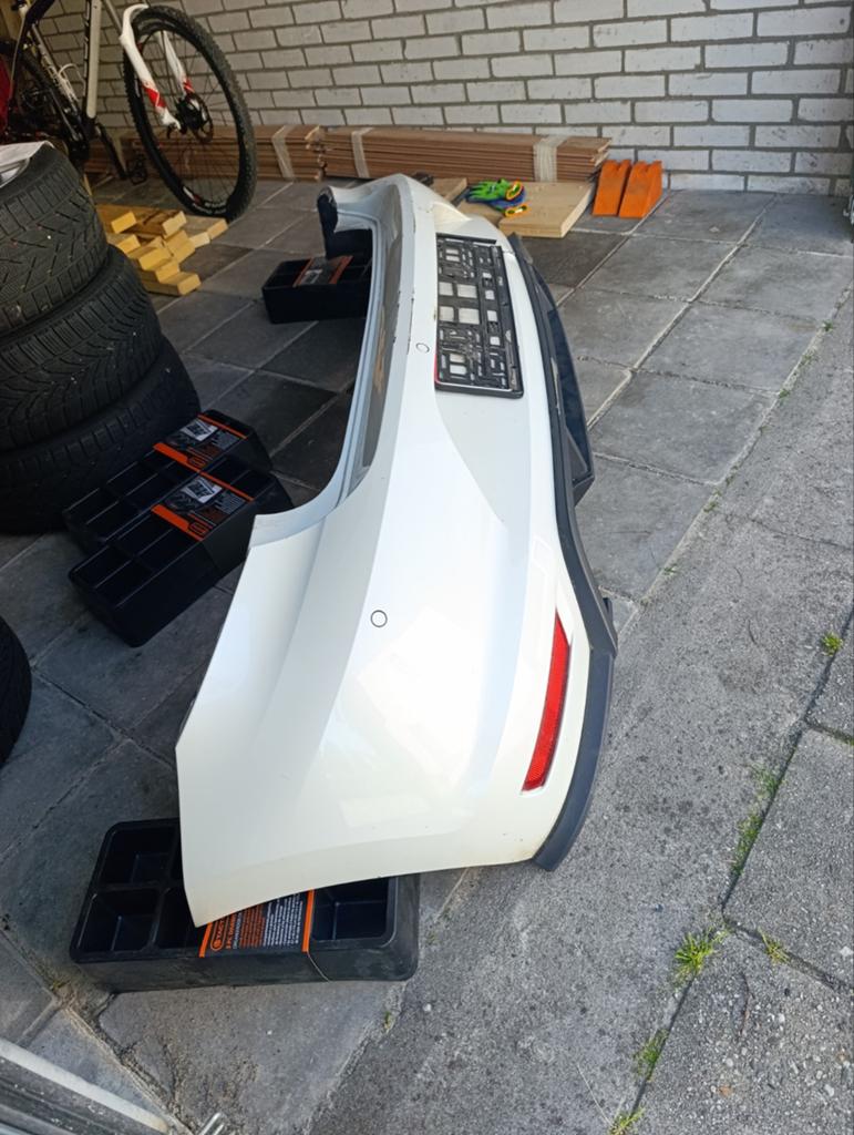 Polo 6r 6c gti achterbumper met wat schade., Auto-onderdelen, Ophalen, Bumper