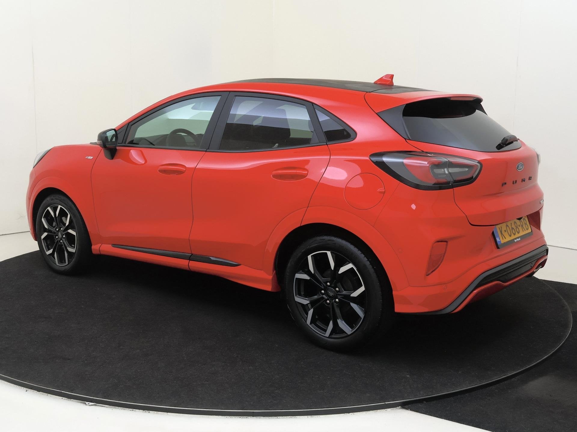 Ford Puma 1.0 EcoBoost Hybrid ST-Line X | Lichtmetalen velge, Auto's, Voorwielaandrijving, 125 pk, Euro 6, Leder en Stof