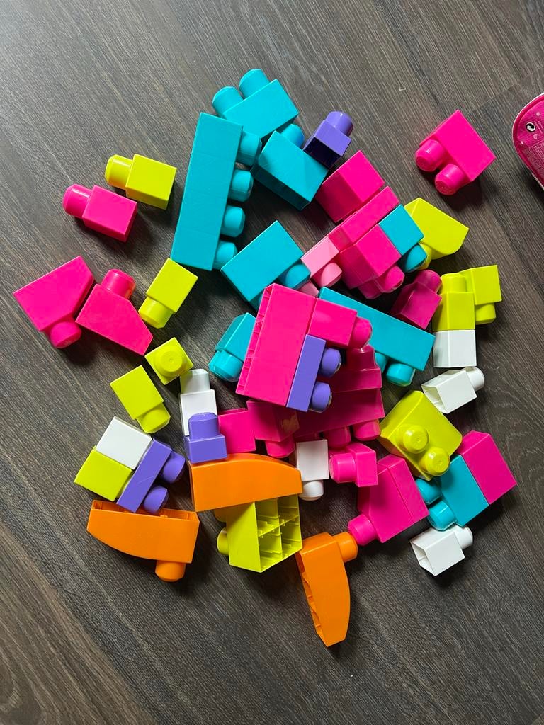 Mega Bloks Fischer-Price Bouwblokken - 50 Stuks, Kinderen en Baby's, Speelgoed | Bouwstenen, Ophalen, Gebruikt, Megabloks