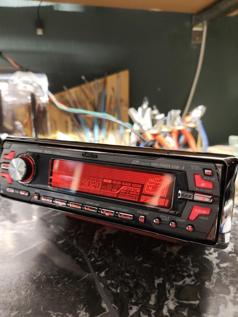 **Clarion** DXZ838RMP**high end*8xRCA*equalizer*youngtimer*, Ophalen of Verzenden, Gebruikt
