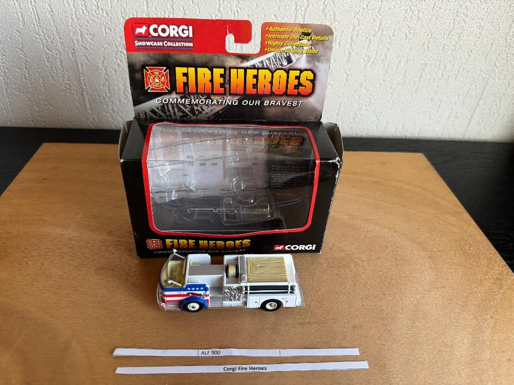 Corgi Fire Heroes ALF 900 (in Amerikaanse Vlag), Ophalen, Zo goed als nieuw, Auto