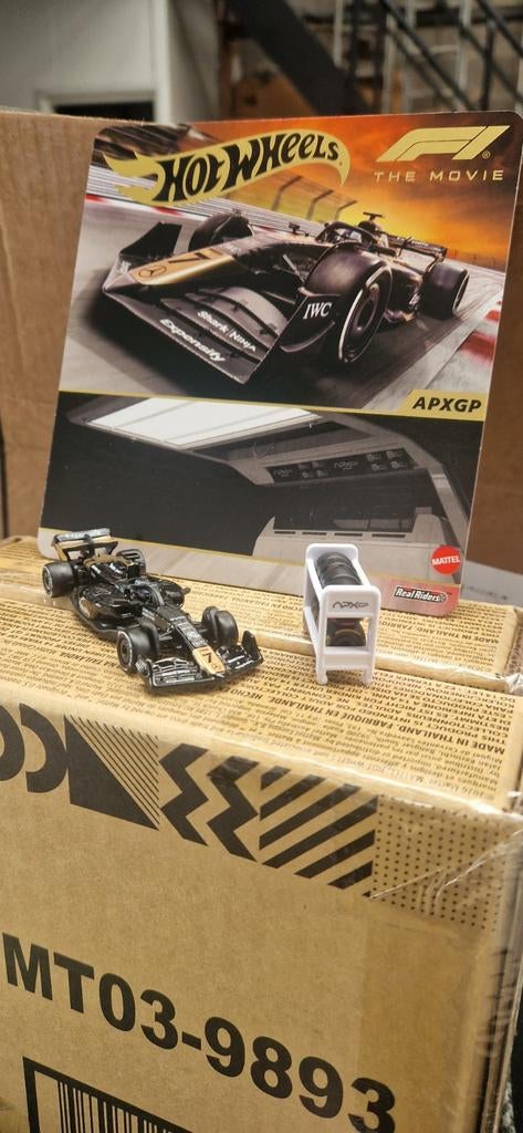 Hot Wheels APXGP F1 The Movie modelauto, Overige merken, Auto, 1:32 tot 1:50, Nieuw
