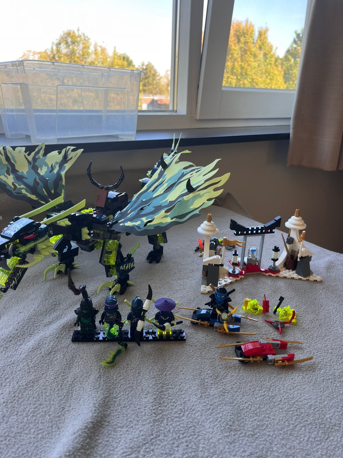 Lego ninjago Set 70736 Attack of the Morro Dragon, Gebruikt, Lego, Ophalen of Verzenden, Ninjago