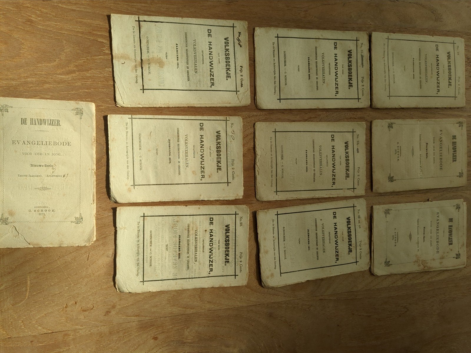 Collectie oude religieuze volksboekjes en geschriften, Boeken, Ophalen of Verzenden, Gelezen, Diverse auteurs, Christendom | Protestants