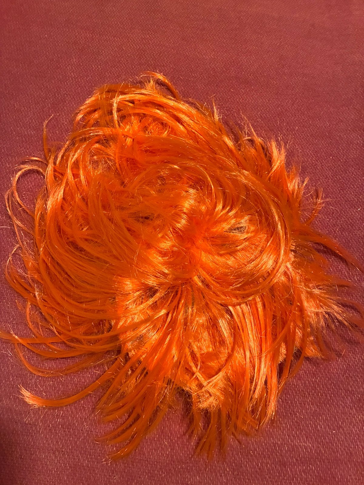 Oranje pruik, Ophalen of Verzenden, Zo goed als nieuw, Carnaval
