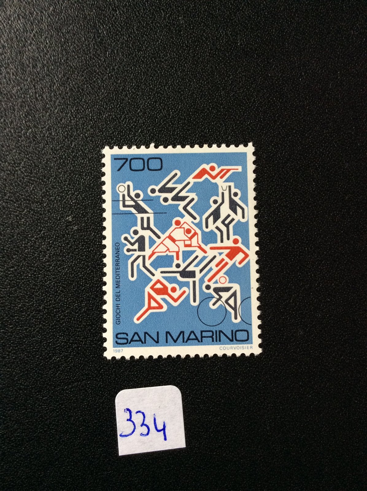 San Marino postzegel 1987 Mi 1373, Ophalen of Verzenden, Overige landen