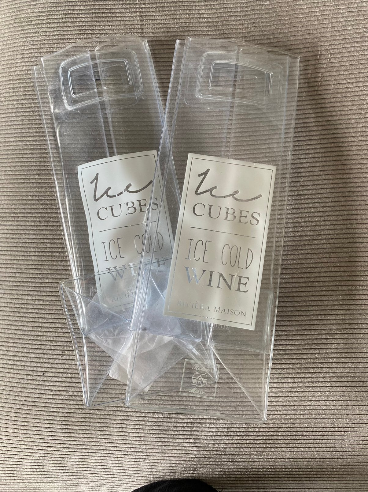 2 Ice Cubes (Wijnkoelers) van Riviera Maison, Ophalen of Verzenden, Nieuw, Overige materialen, Overige stijlen