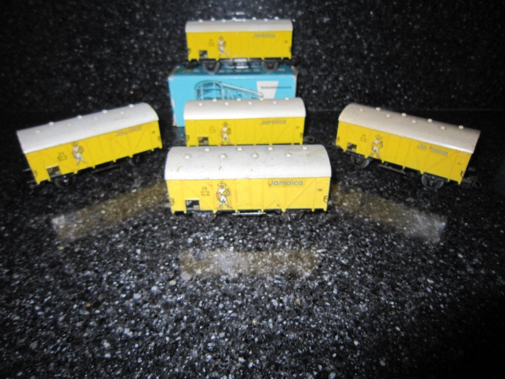 Marklin 5 keer bananenwagen 4509., Hobby en Vrije tijd, Modeltreinen | H0, Wisselstroom, Gebruikt, Wagon, Ophalen of Verzenden