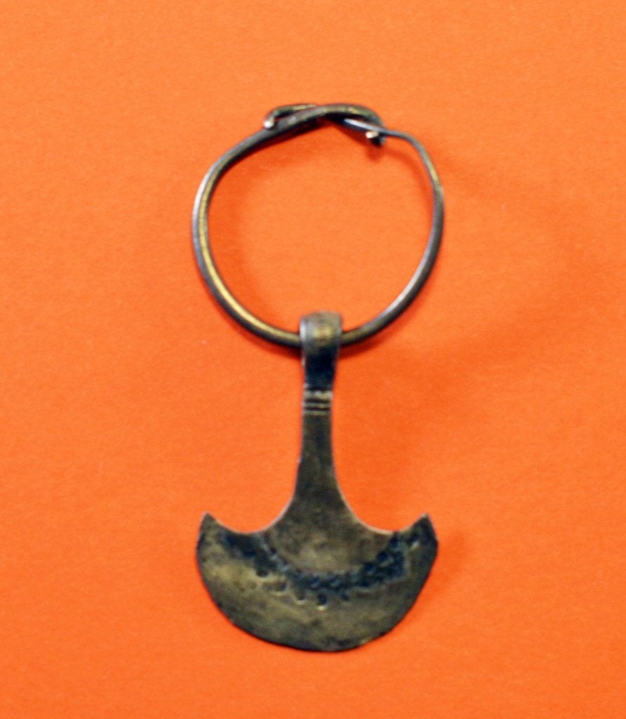 Viking amulet hamer, bijl van Thor, 1000 jaar oud, Ophalen of Verzenden
