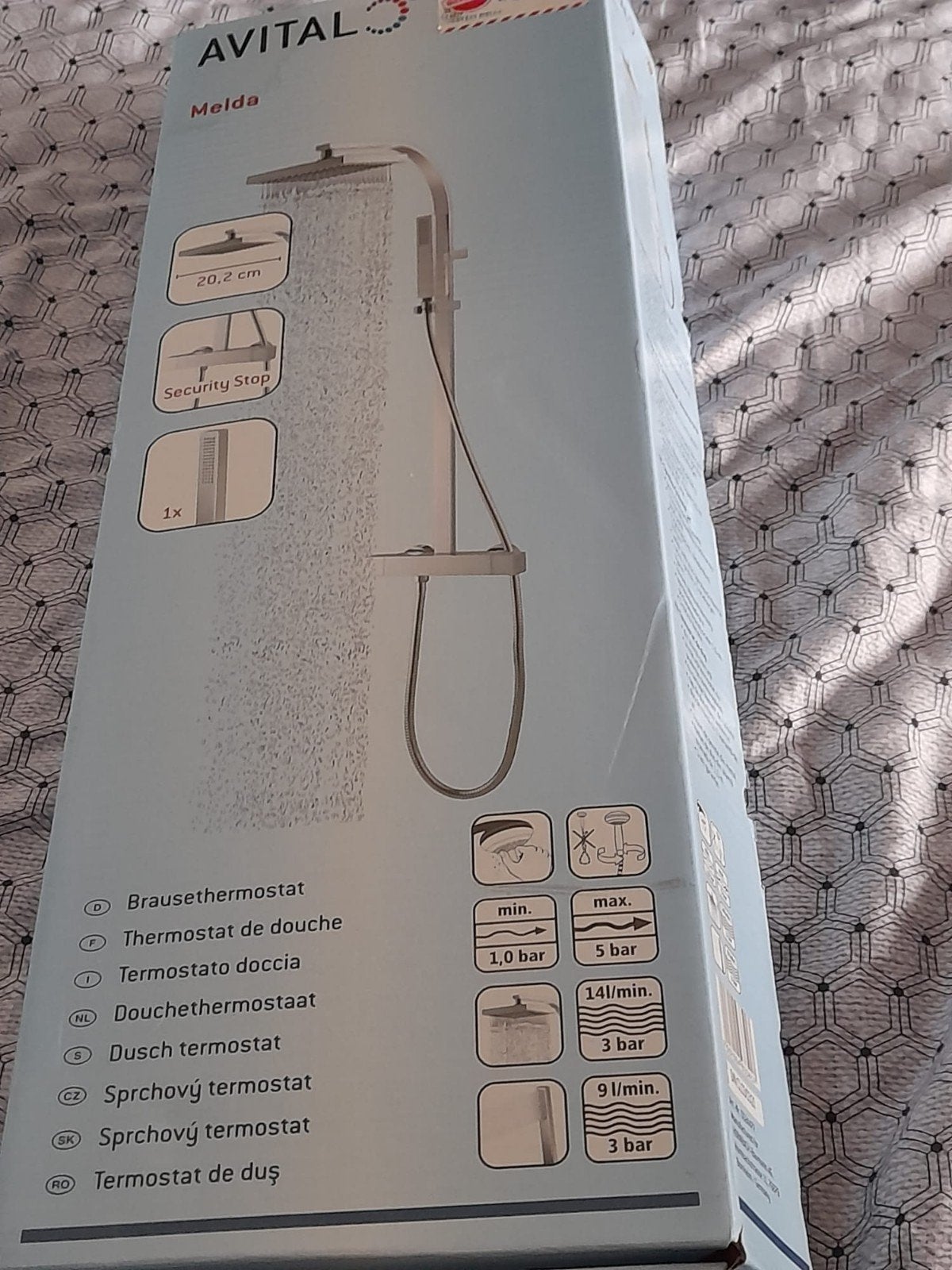 Avital Melda Doucheset met Thermostaatkraan - Nieuw, Ophalen of Verzenden, Nieuw, Met douche